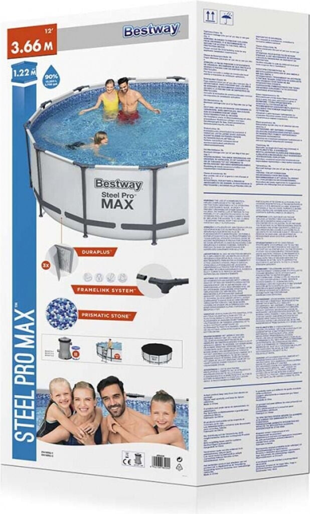 Piscina Elevada Bestway Steel Pro MAX 366 x 122 cm