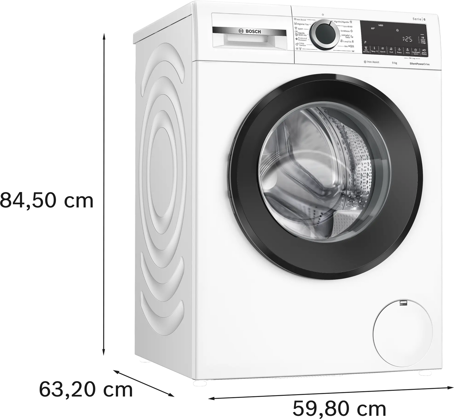 Lavadora Bosch 9 kg Serie A