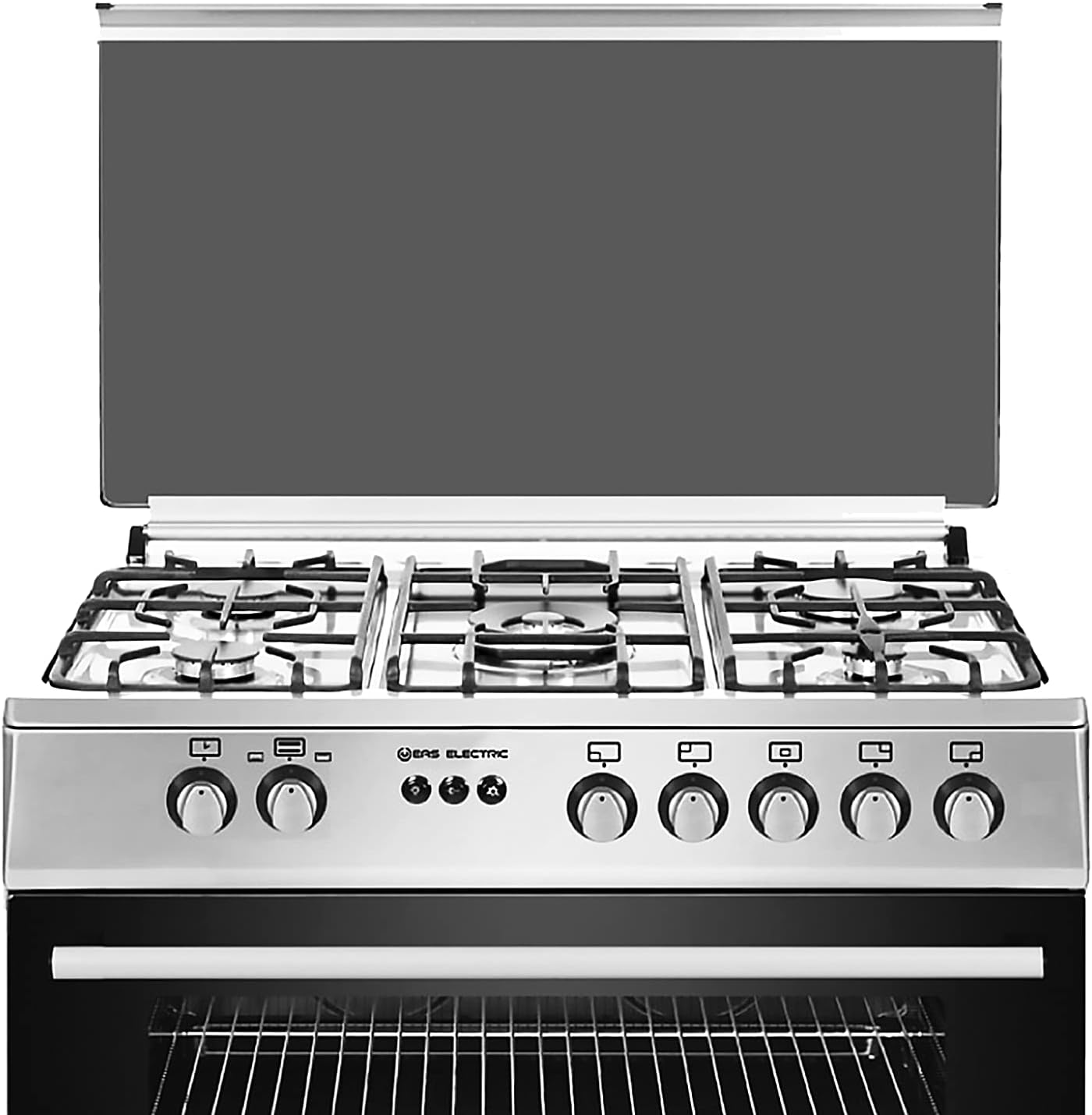 Cocina de Gas EAS Electric Inoxidable 90 cm – 5 Quemadores