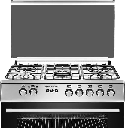 Cocina de Gas EAS Electric Inoxidable 90 cm – 5 Quemadores