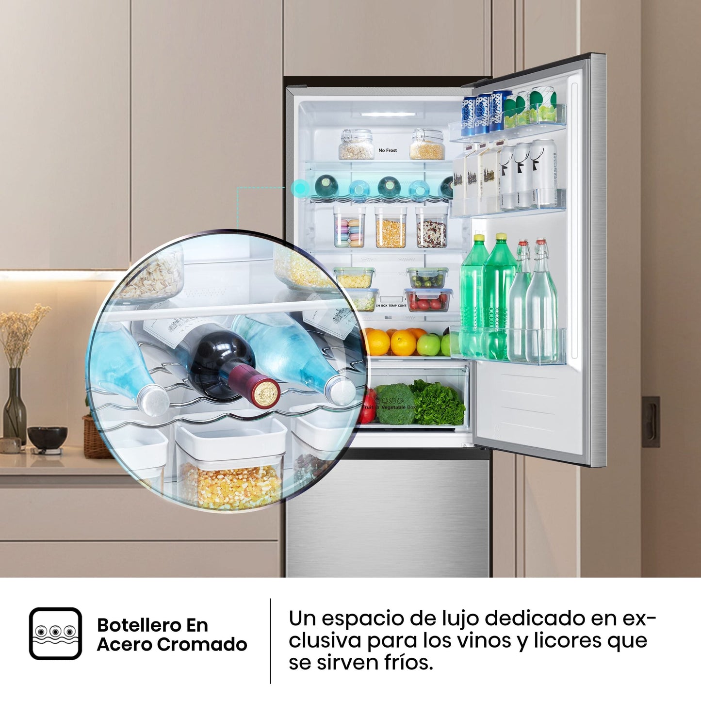 Hisense – Frigorífico Combi No Frost de 304 Litros