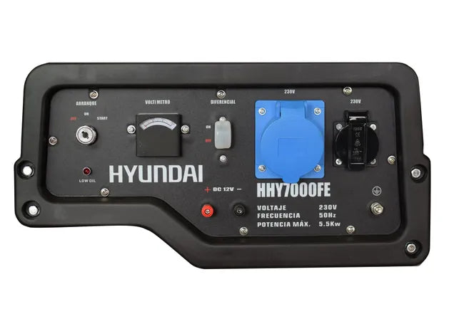 Generador Monofásico de Gasolina HYUNDAI HHY7000FK 5000 W